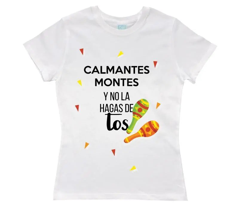 Playera Calmantes Montes Blanco / EEG / Dama - Coveme - vista lateral