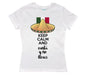 Playera Canta Sombrero Blanco / EEG / Dama - PLASH - vista lateral