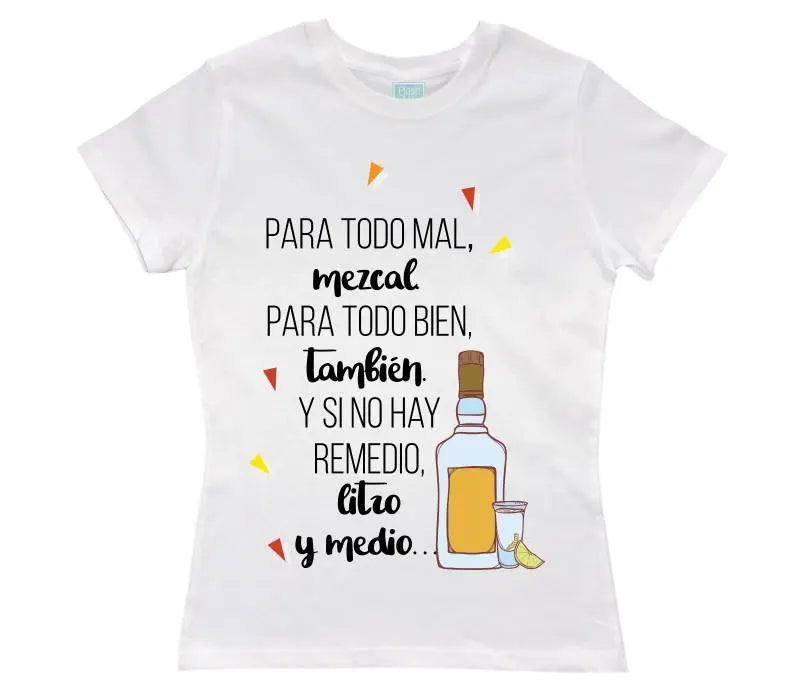 Playera Mezcal Blanco / EEG / Dama - Coveme - vista lateral