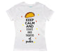 Playera Taquitos al Pastor Blanco / EEG / Dama - PLASH - vista lateral