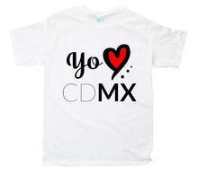 Playera Yo Amo CDMX Blanco / EEG / Caballero - Coveme - vista lateral
