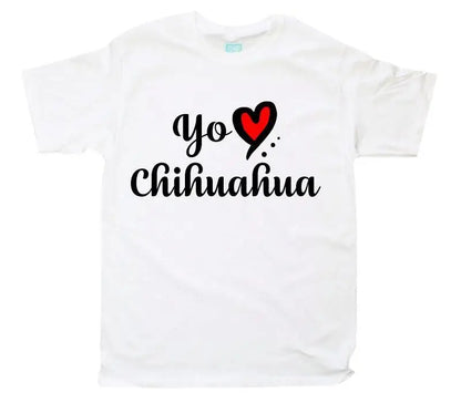 Playera Yo Amo Chihuahua Blanco / EEG / Caballero - Coveme - vista lateral