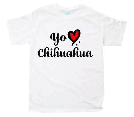 Playera Yo Amo Chihuahua Blanco / EEG / Caballero - Coveme - vista lateral