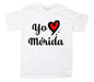 Playera Yo Amo Mérida Blanco / EEG / Caballero - Ball - vista lateral