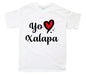 Playera Yo Amo Xalapa Blanco / EEG / Caballero - Coveme - vista lateral
