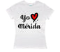 Playera Yo Amo Mérida Blanco / EEG / Dama - Coveme - vista lateral