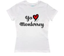 Playera Yo Amo Monterrey Blanco / EEG / Dama - PLASH - vista lateral
