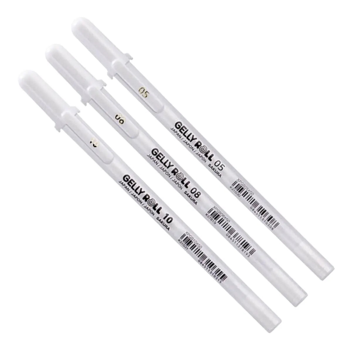 Pluma De Gel Color Blanco Gelly Roll Escoger Grosor Blanco 08 Grosor 0.4mm - Sakura