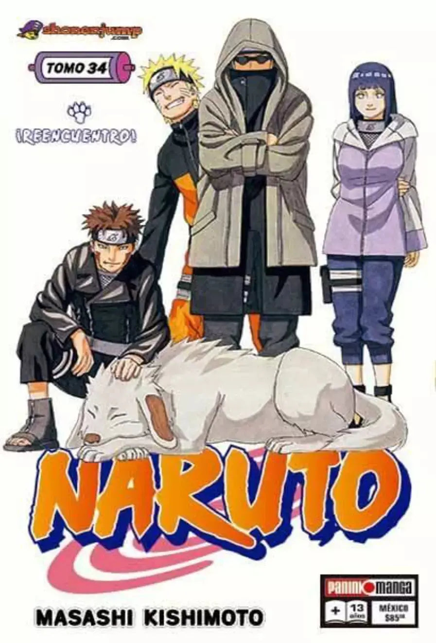 Naruto Manga Tomo A Elegir Panini Anime Español N°34 - Panini