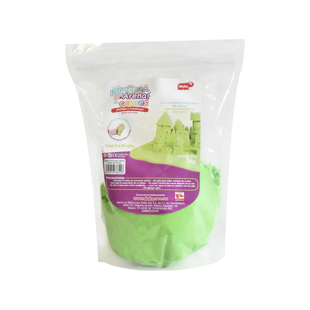 SUPER ARENA VERDE 1KG - marchante.shop
