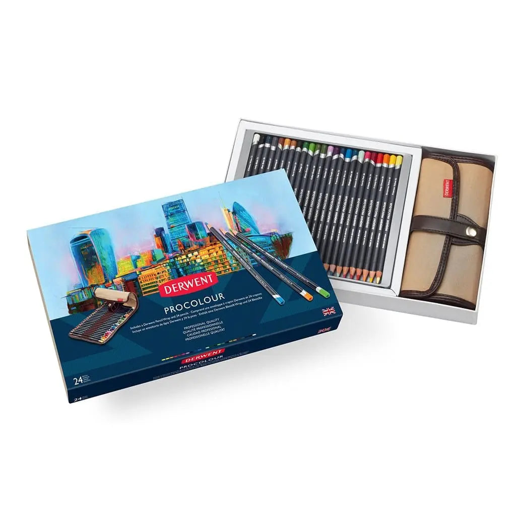 Derwent - Set con 24  lápices de colores procolour #2302583 colección de regalo Derwent - Set con 24  lápices de colores procolour #2302583 colección de regalo - Derwent