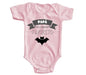 Body Bebé Papá Tu Eres Mi Superhéroe Favorito Manga Corta / Rosa / 12m - PLASH - vista lateral