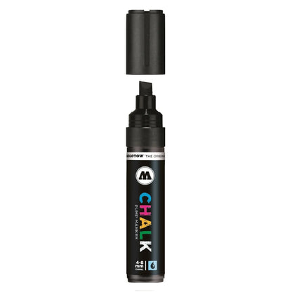 MOLOTOW - Marcador chalk punta biselada 4-8 mm NEON BLUE No.009 | #00a6de | neón | ? | mate / 4-8 mm - Molotow