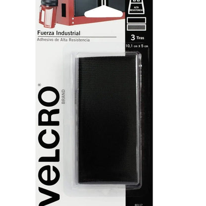 Cinta Adhesiva VELCRO®  Alta Resistencia Fuerza Industrial  Negra - Velcro - detalle