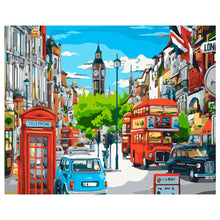 PINTA POR NUMERO 40X50 UN DIA EN LONDRES - Diako Nuevos - detalle
