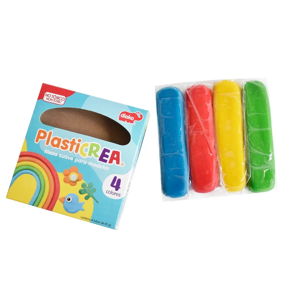 PLASTICREA SET DE 4 COLORES - Plasticrea