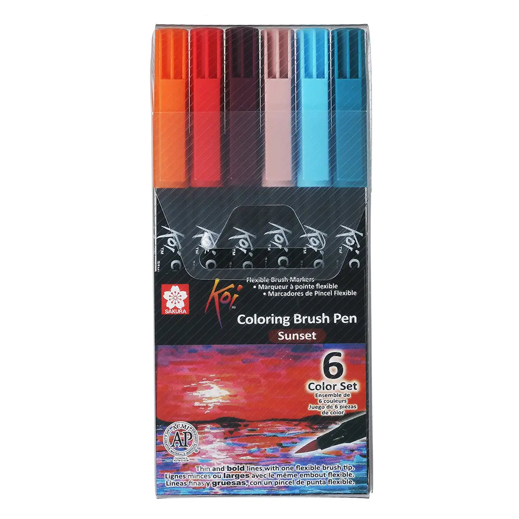 KOI - Estuche con 6 piezas colores verano - Sakura