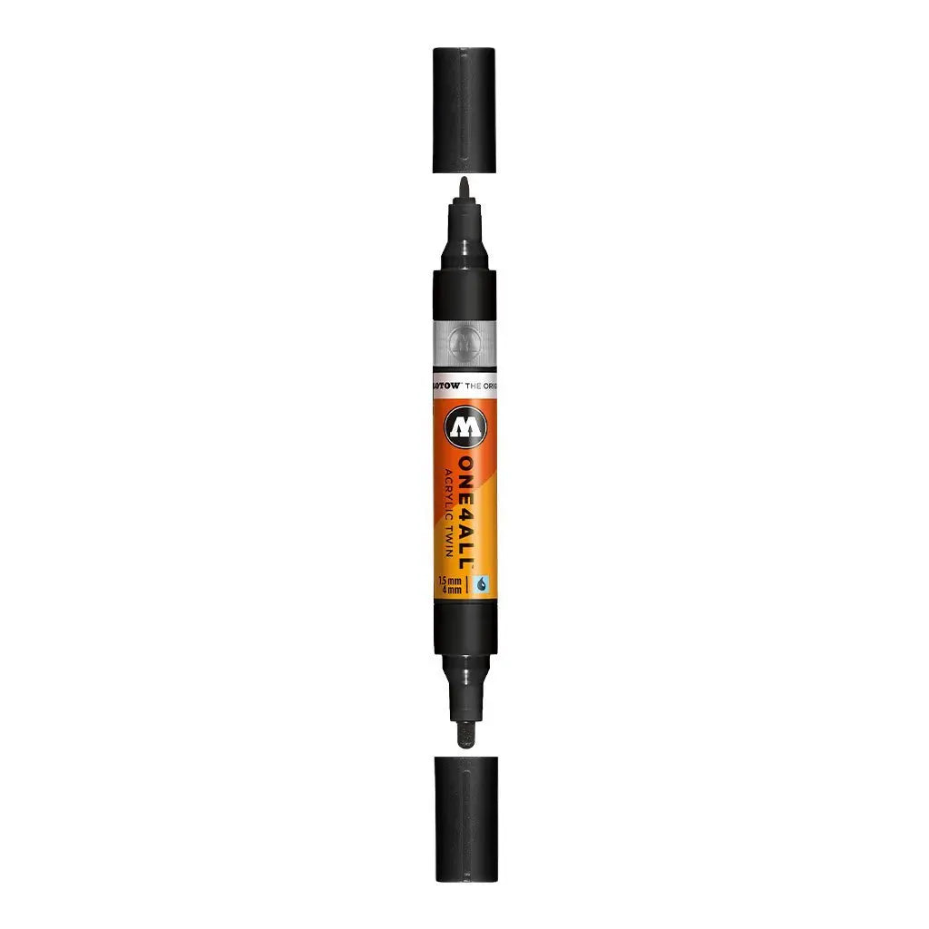 MOLOTOW - MARCADOR ACRÍLICO TWIN ONE4ALL  PUNTA REDONDA 1.5 - 4 MM VIOLET DARK N¬∞ 043|#2C2A4C| opaco | ? | mate / 1.5mm - 4mm - Molotow - empaque