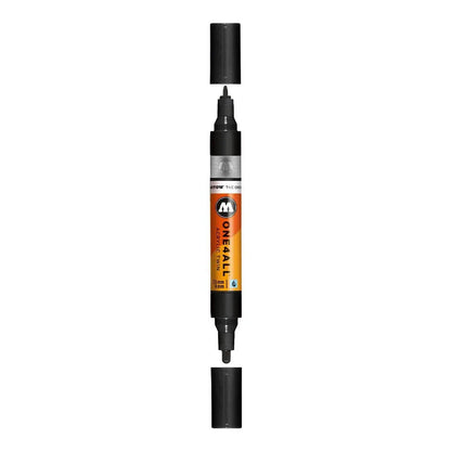 MOLOTOW - MARCADOR ACRÍLICO TWIN ONE4ALL  PUNTA REDONDA 1.5 - 4 MM VIOLET DARK N¬∞ 043|#2C2A4C| opaco | ? | mate / 1.5mm - 4mm - Molotow - empaque