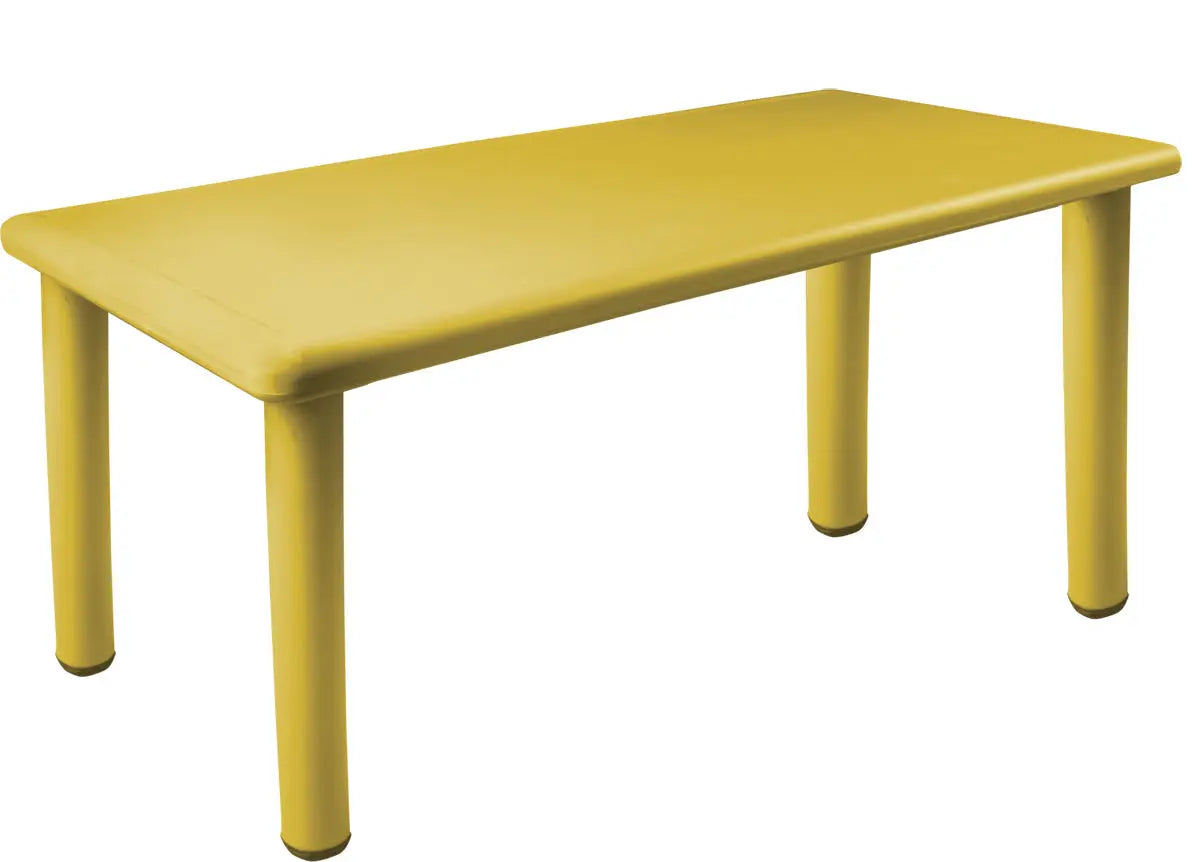 MESA RECTANGULAR BIYÚ AMARILLO - Diako
