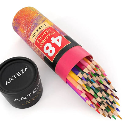Set 48 Lápices Profesionales Colores Dibujo Arteza Premium - Arteza - accesorios