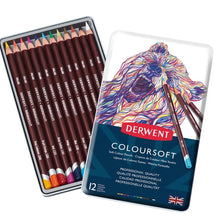Derwent - Caja metálica con 24 lápices coloursoft no. 0701027 Derwent - Caja metálica con 24 lápices coloursoft no. 0701027 - Derwent