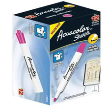 Marcador Sharpie Acuacolor rosa 12 piezas M13500119297 - Sharpie - detalle