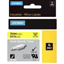 Cinta Termocontraible Amarilla para Rotulador Rhino. Ancho 19mm - Rhino