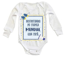 Body Bebé Disfrutando mi primer mundial con papá - MarchanteMX