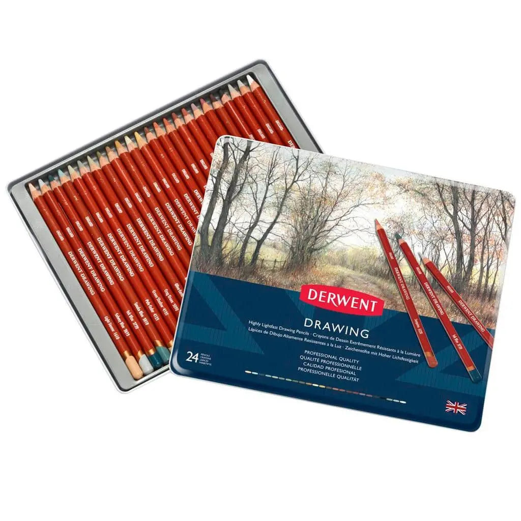 Derwent - Caja metálica con 24 lápices drawing no. 0700672 Derwent - Caja metálica con 24 lápices drawing no. 0700672 - Derwent