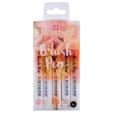 ECOLINE - Estuche brush pen 5 colores beige rosa n¬∞9911 Ecoline