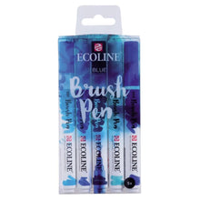 ECOLINE - Estuche brush pen 5 colores azul n¬∞9905 Ecoline