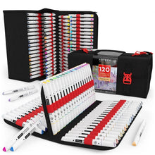 Set 120 Rotuladores Marcadores Doble Punta Everblend Arteza - Coveme - detalle