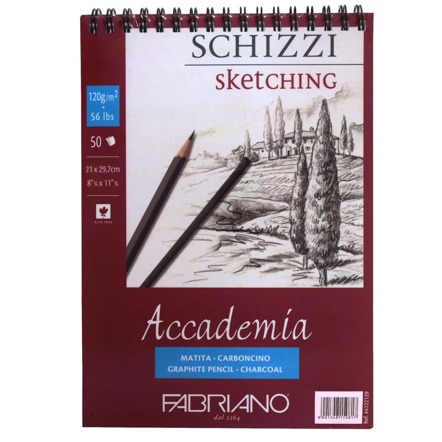 OUTLET -Block para sketch y dibujo academia 21 X 29.7 CM - Lock - vista lateral