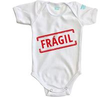 Body Bebé Frágil Manga Corta / Blanco / 24m - PLASH - vista lateral