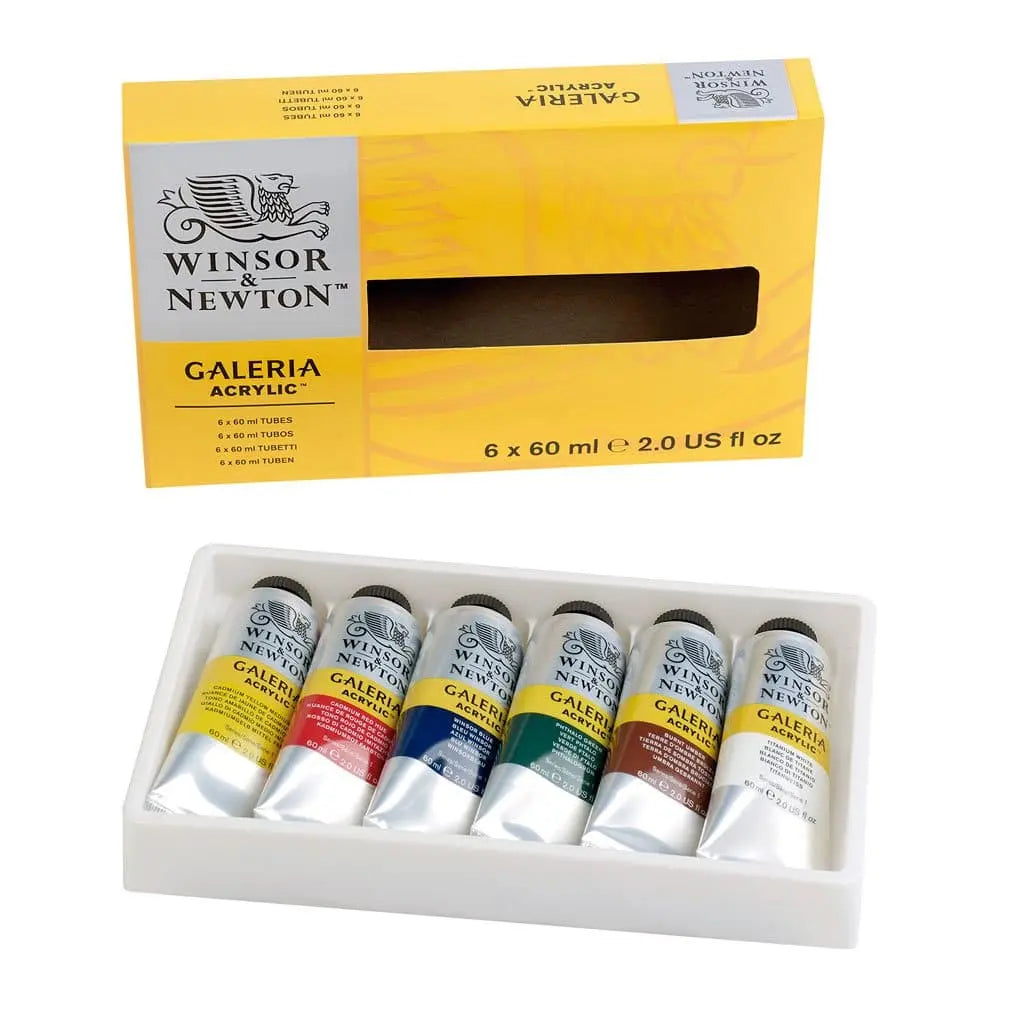 GALERIA  - Set acrílico con 6 tubos de 60 ml  #516 - Winsor and Newton