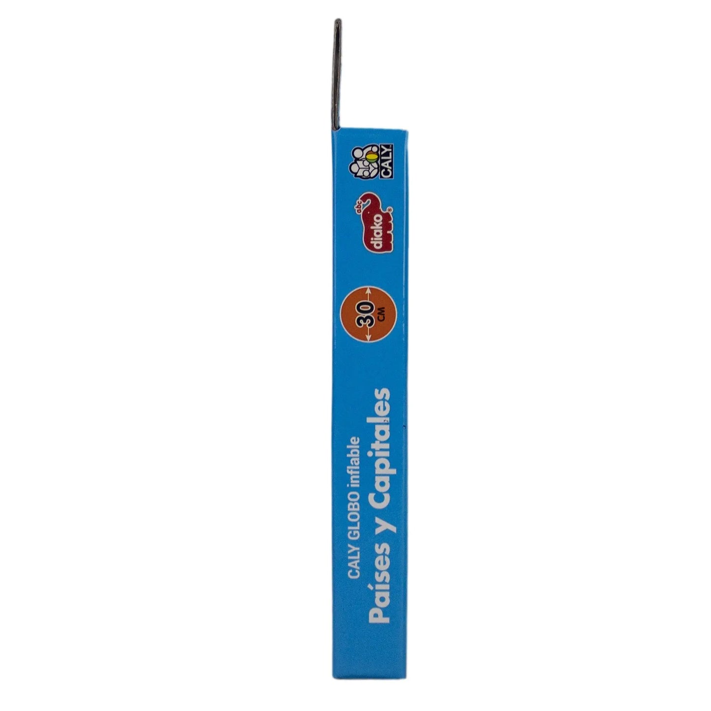 Educar Ivanna & PAU -Globo Inflable - Paises y Capitales - Diako - vista lateral