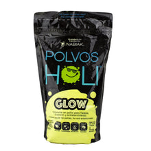 Polvos Holi Glow Amarillo Fluorescente Maxibolsa 650gr - Polvos Holi - empaque