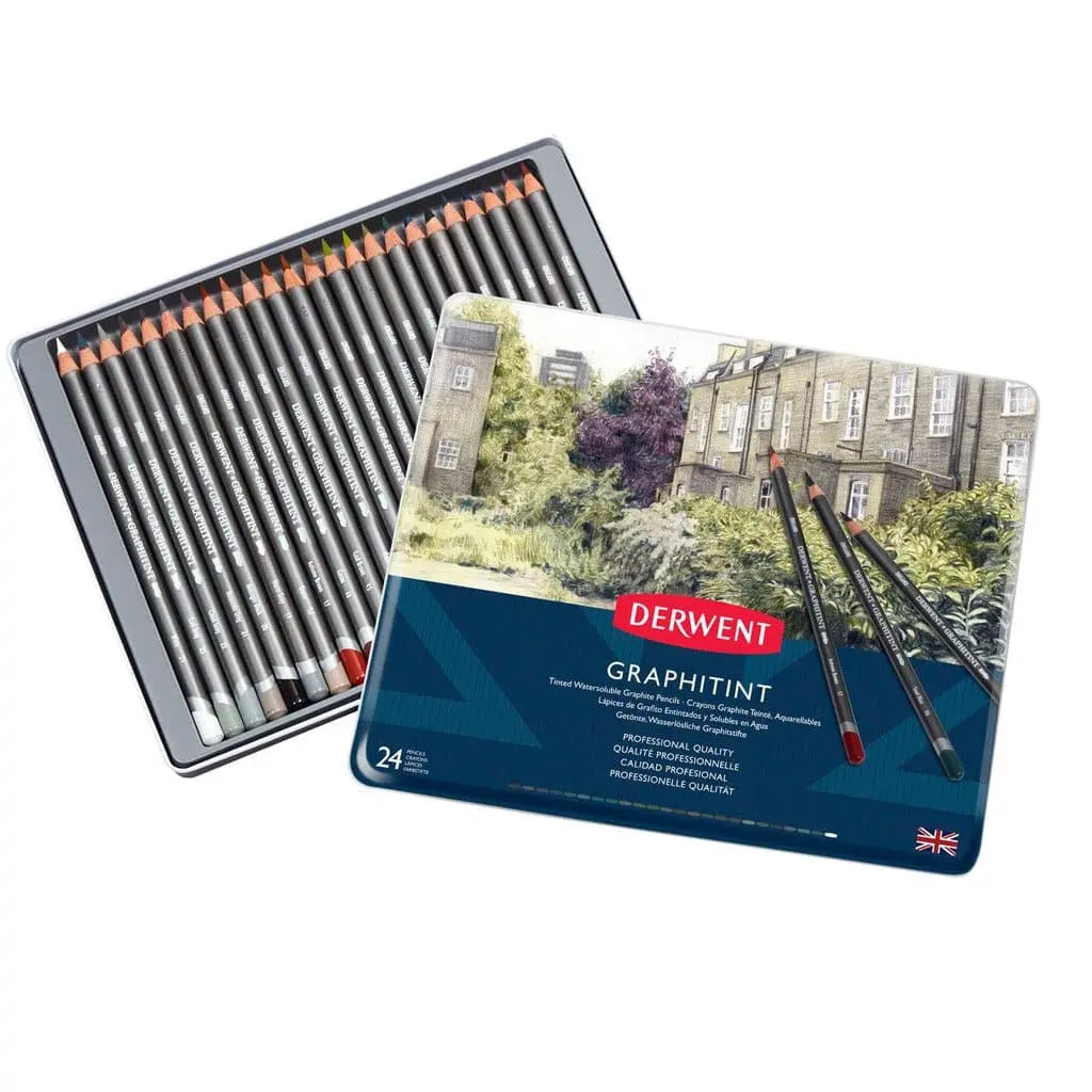 Derwent - Caja metálica con 24 lápices graphitint no. 0700803 Derwent - Caja metálica con 24 lápices graphitint no. 0700803 - Derwent