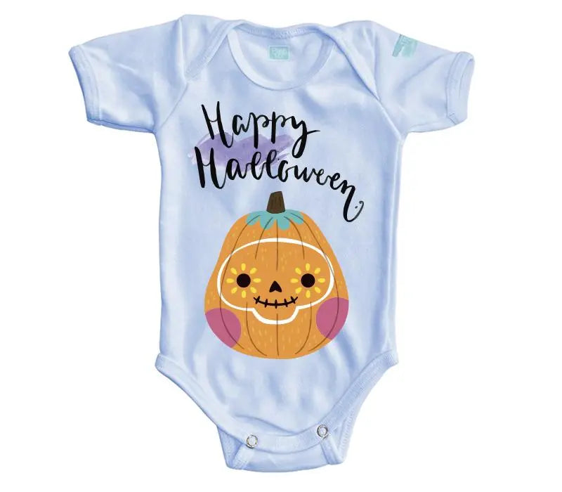 Body Bebé Happy Halloween Calabaza Calaverita - MarchanteMX