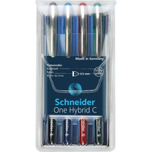 SCHNEIDER -ESTUCHE CON 4 BOLÍGRAFOS ROLLER ONEHYBRID C #05 - Schneider