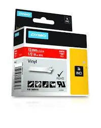 Cinta de Vinilo Rojo para Rotulador Rhino. Ancho 12mm. - dymo