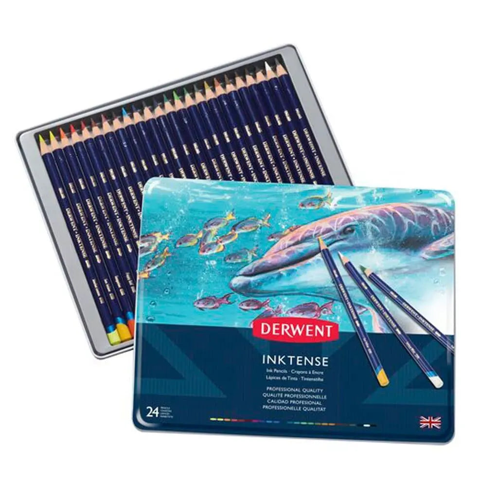 Derwent - Caja metálica con 24 lápices inktense no. 0700929 Derwent - Caja metálica con 24 lápices inktense no. 0700929 - Derwent