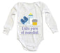 Body Bebé BatBaby Manga Larga / Blanco / 24m - PLASH - uso
