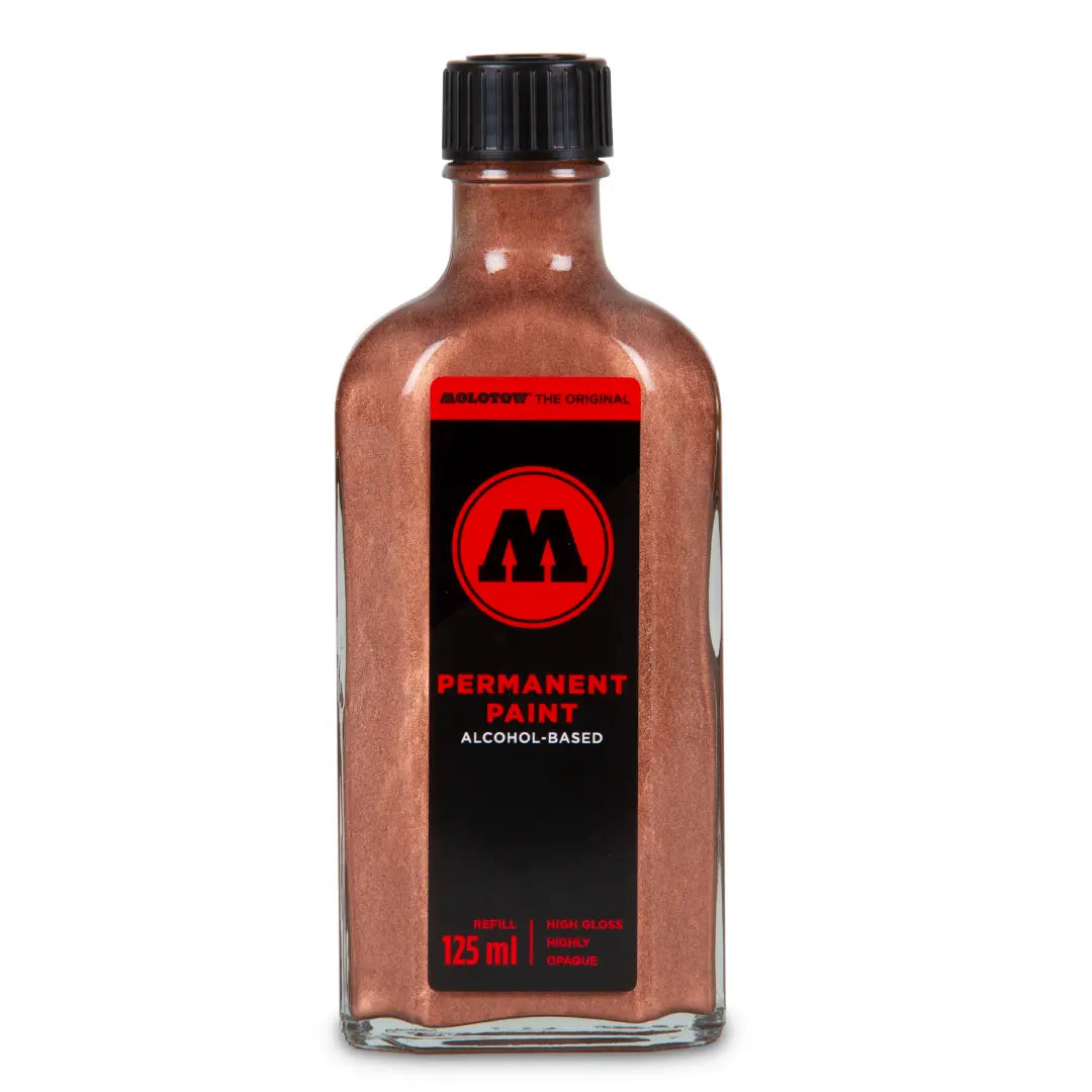MOLOTOW - REFILL TINTA PERMANENTE BASE ALCOHOL 125ML AZUL N¬∞ 103|#0000FF| opaco | fluida | brillante / 125 ML - Molotow - detalle