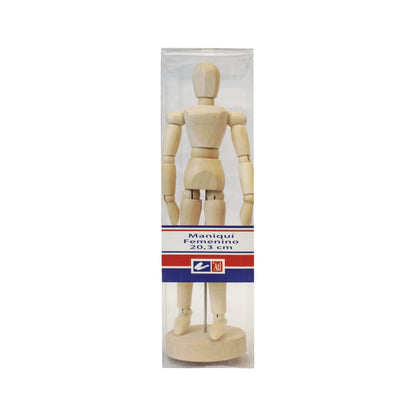 ATL - Maniquí masculino de madera articulado 20.3 cm - atl - vista trasera