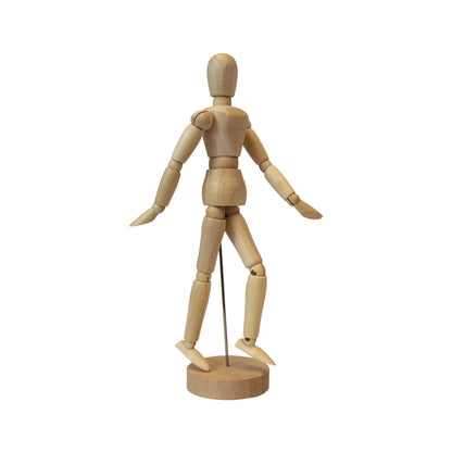 ATL - Maniquí masculino de madera articulado 20.3 cm - atl - vista lateral