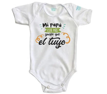 Body Bebé Mi Papá Esta Más Guapo Manga Corta / Blanco / 3 - Coveme - vista trasera