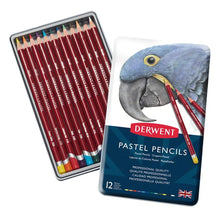 Derwent - Caja metálica con 12 lápices pastel no. 32991 Derwent