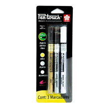 Empaque con 3 marcadores surtidos pen-touch extra finos - Touch